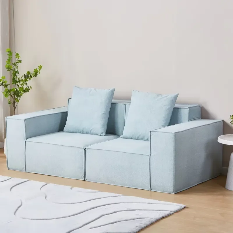Brand New Fabric Design Sectional Compressed Sofa Set No Assembly Modular Combination Sofa for Living Room Bedroom Hotel