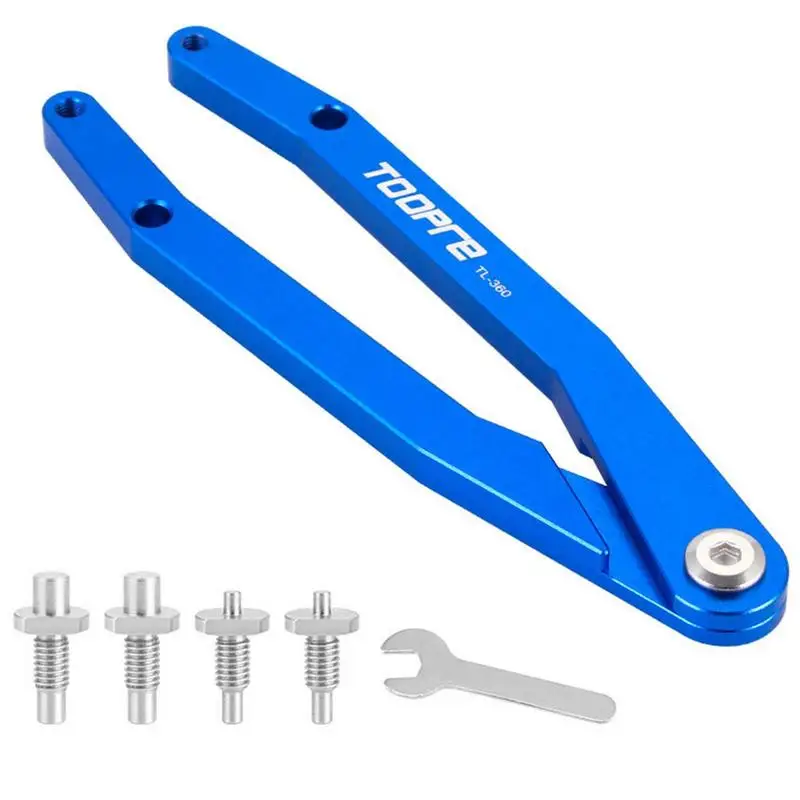 Pin Spanner For Bike Cycling Double-Headed Wrench Tools Aluminum Alloy Spanner Tool Wrench For Bicycle Repair Maintenance Easy