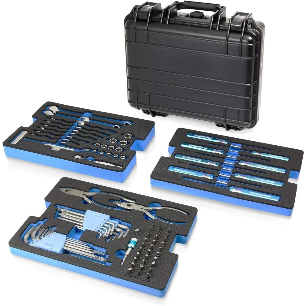 83 Pc. 420J2 Stainless Steel Marine Boat Repair Tool Set, Drivers, Pliers, Wrenches, Mallet, Bit Driver/Bits