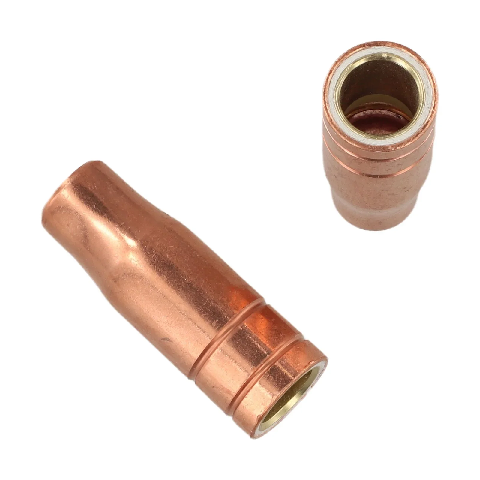 2 Pcs MIGMAG Welding Nozzles For Gas For Burners 1415150 Compatible With 14/15 AK 15 MB 15 Welding Torches Copper Pottery
