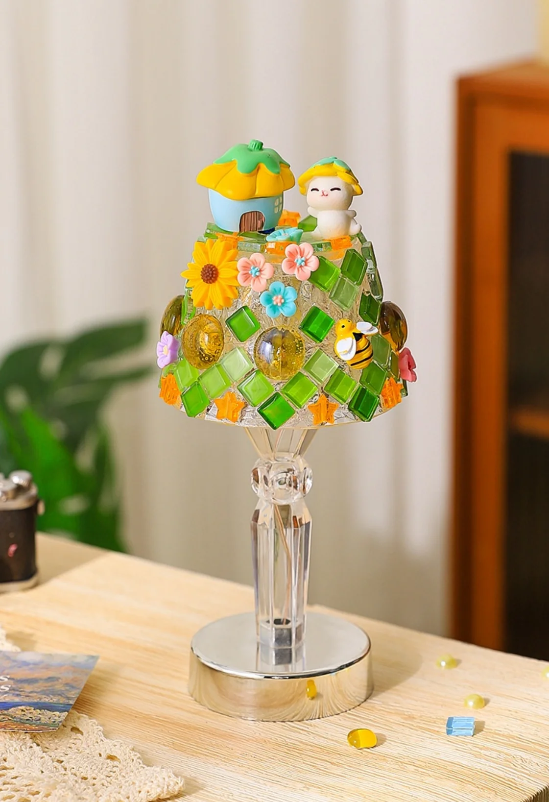Mosaic DIY Table Lamp Material - Desk Setup Lamp 评论和价格