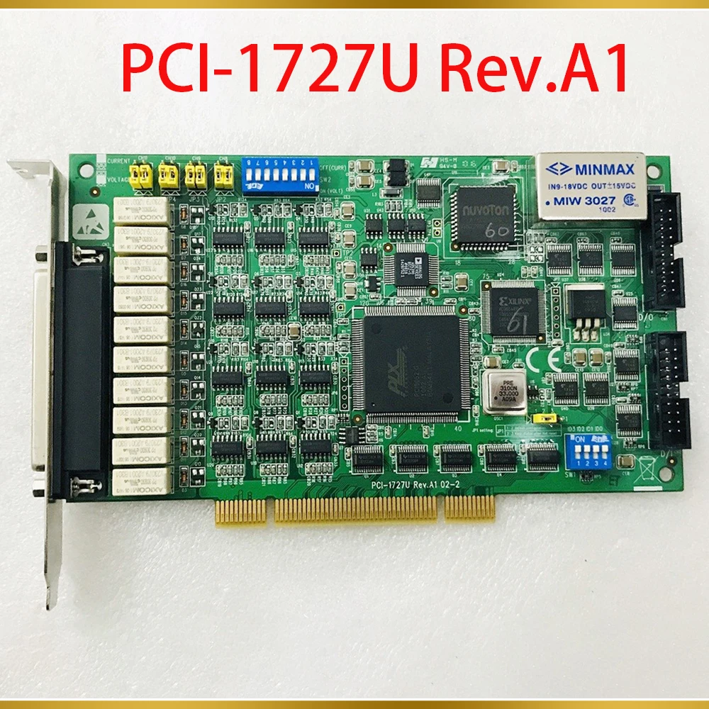 

14 Bit Serial Port 12-Channel Analog Output With Digital IO Card For Advantech PCI-1727U Rev.A1