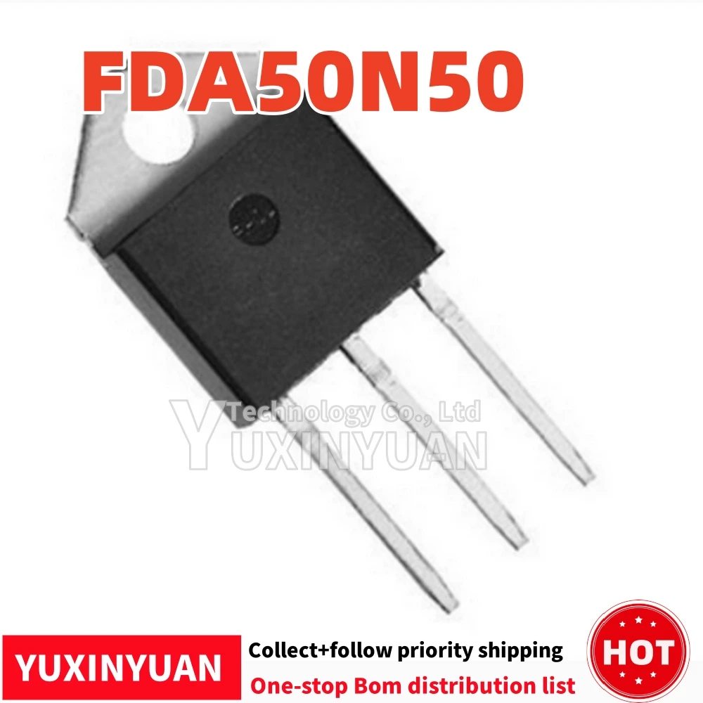 1~10PCS/LOT  FDA50N50  50N50  TO3P integrated circuit chip  IC IN STOCK  100%good YUXINYUAN