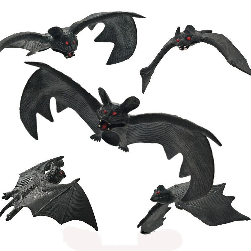 

Novelty Funny Simulation Bat Toys Creative Super Bat Scare Prank Toys Halloween Decorations Games Joke Tricky Game Toys