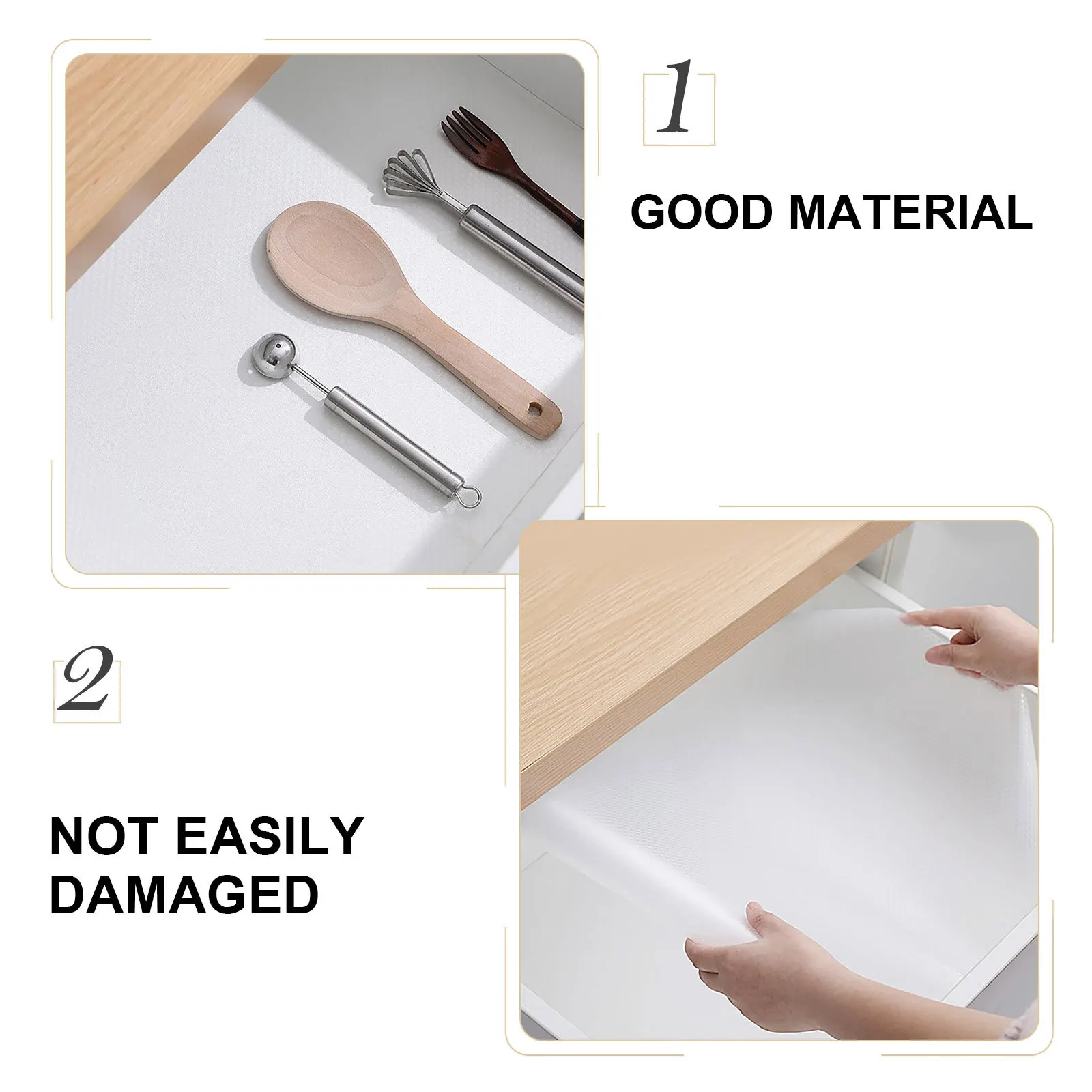 

Placemats Anti-Slip Waterproof Fridge Mat Cabinet Liner Table Mats Diy Foldable Kitchen Dining Office Decor Isolation