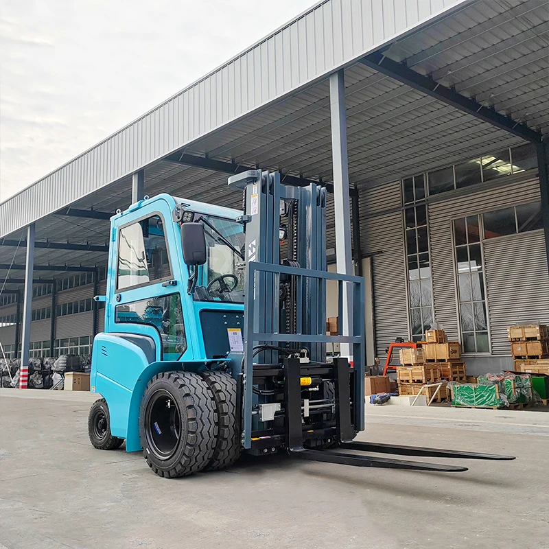 

Hot Sale 0.5 Ton-5 Ton Farm Mini Portable Forklift Electric Stackers Straddler Cheap Forklifts For Sale