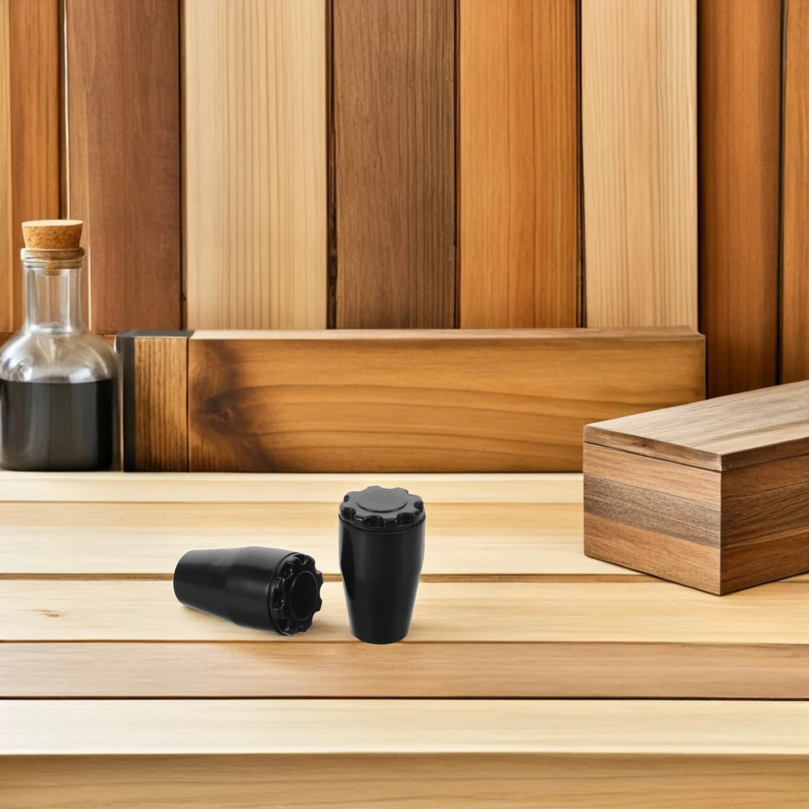 

2pcs Plastic Fireplace Door Handle Sleeve Heat Resistant Universal Stove Door Knob Cover Replacement Non-Slip Oven Handle Grip