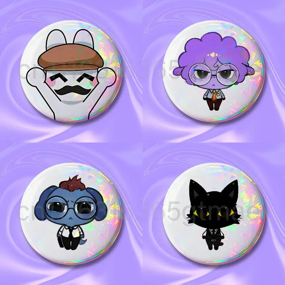 A-Animal Hospital A-Anomaly 32mm 58mm 75mm 44mm 25mm Anime Badges Brooches DIY Pins Decorations Birthday Gifts