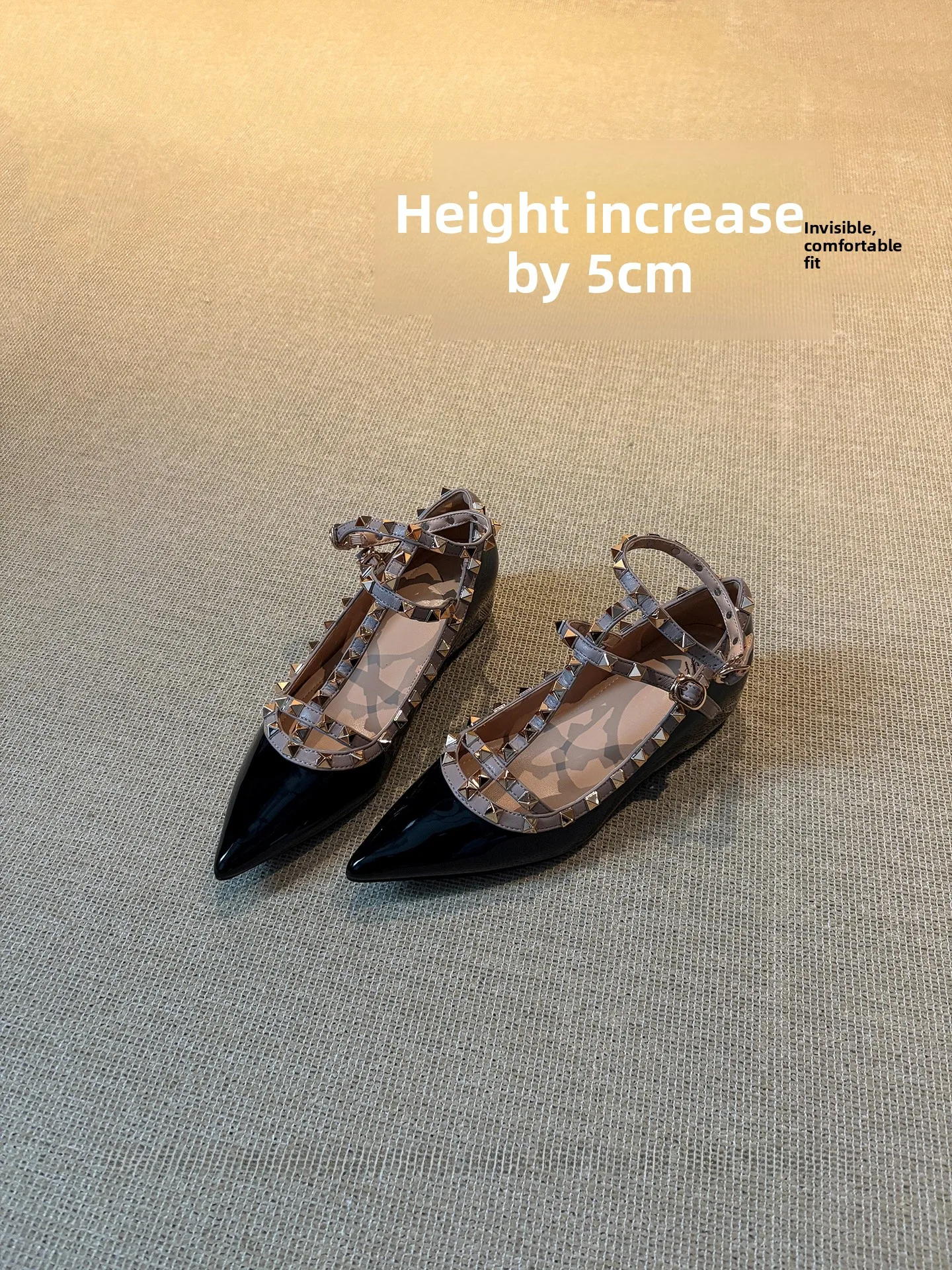 lamb-skin-version-mary-jane-shoes-women's-spring-2026-new-style-casual-versatile-rivet-pointed-toe-high-insole-fashionable-si