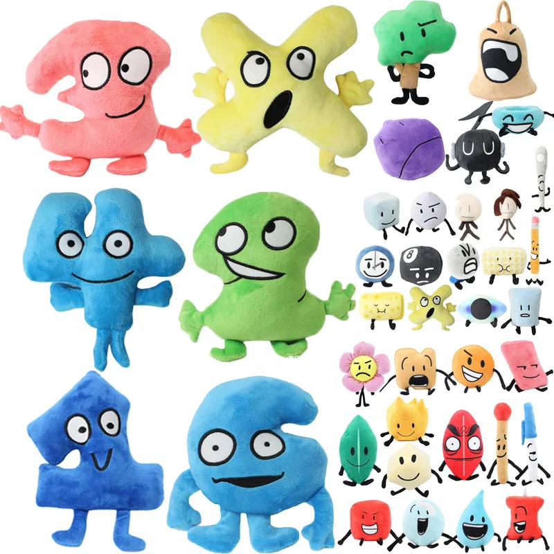 

43Styles Battle For Dream Island Plush Toy One Two Three Four Six Stuffed Animal Alarm Waffles Tree Bell Sponge Black Hole Gifts