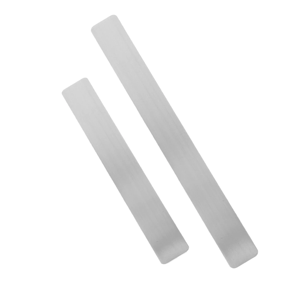 

2Pcs Photo Wall Message Board Strip Metal Adhesive Backing Memo Wall Organizer for Home Office Decor Iron Bulletin Board Bar