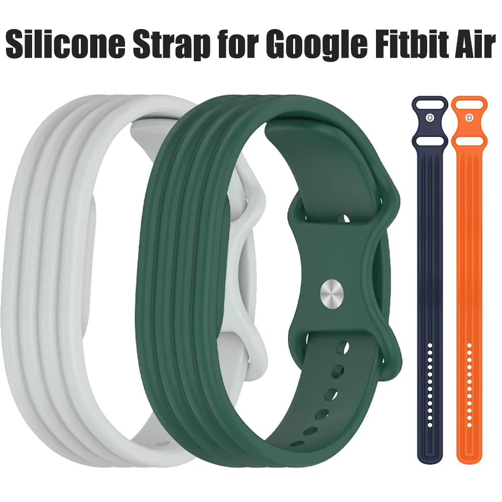 Weiches Silikonarmband für Google Fitbit Air Smartwatch, Ersatzarmband-Zubehör für Google Fitbit Air Correa Sportarmband