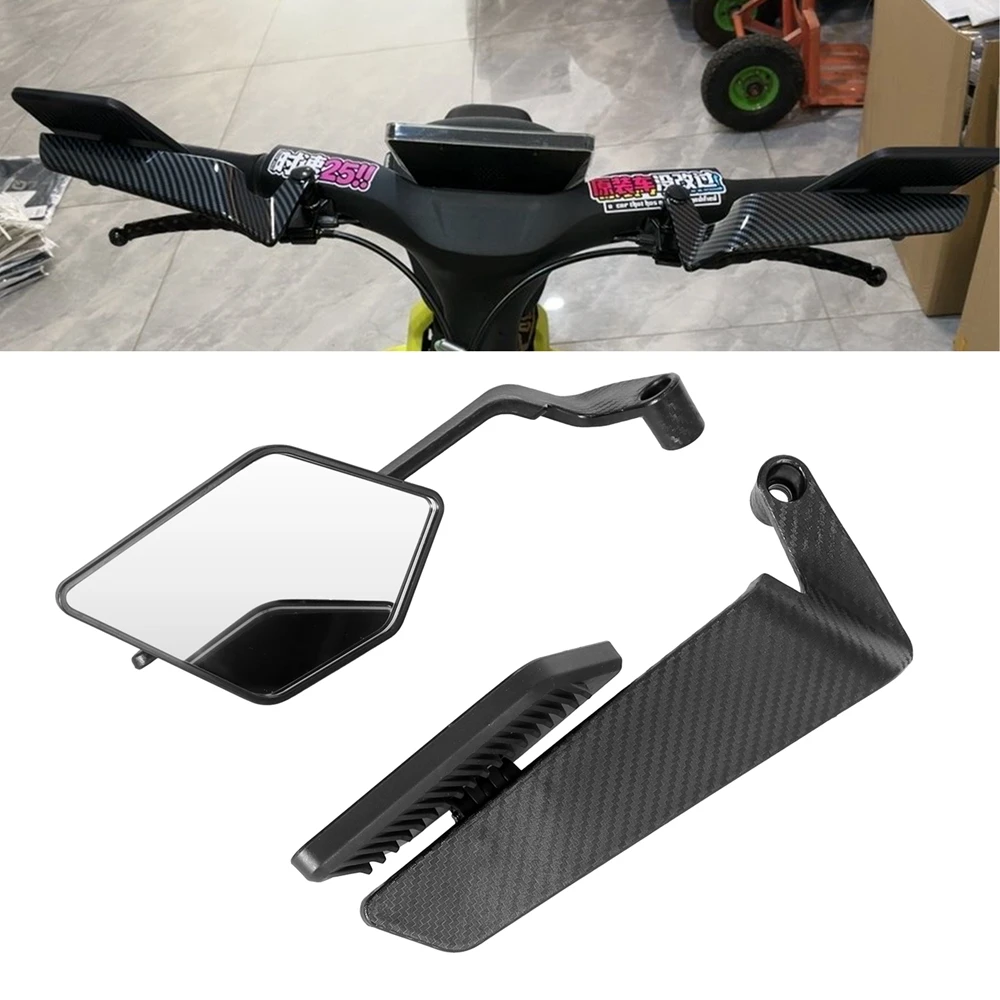 Motorrad-Spiegel Stealth Winglets Spiegel Drehbare Einstellbare Spiegel für Yamaha Mt 03 07 09 R1R3R7 Xmax Ktm Bmw Zubehör