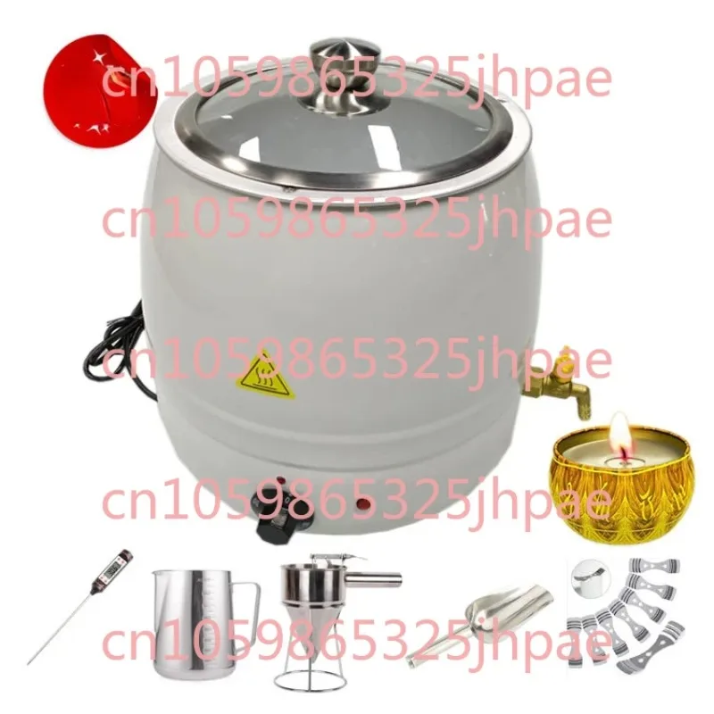 Electric Melting Candle Wax Melter Contact Customer Service for Freight Large Size Stainless Steel Candle Making Kit Machine