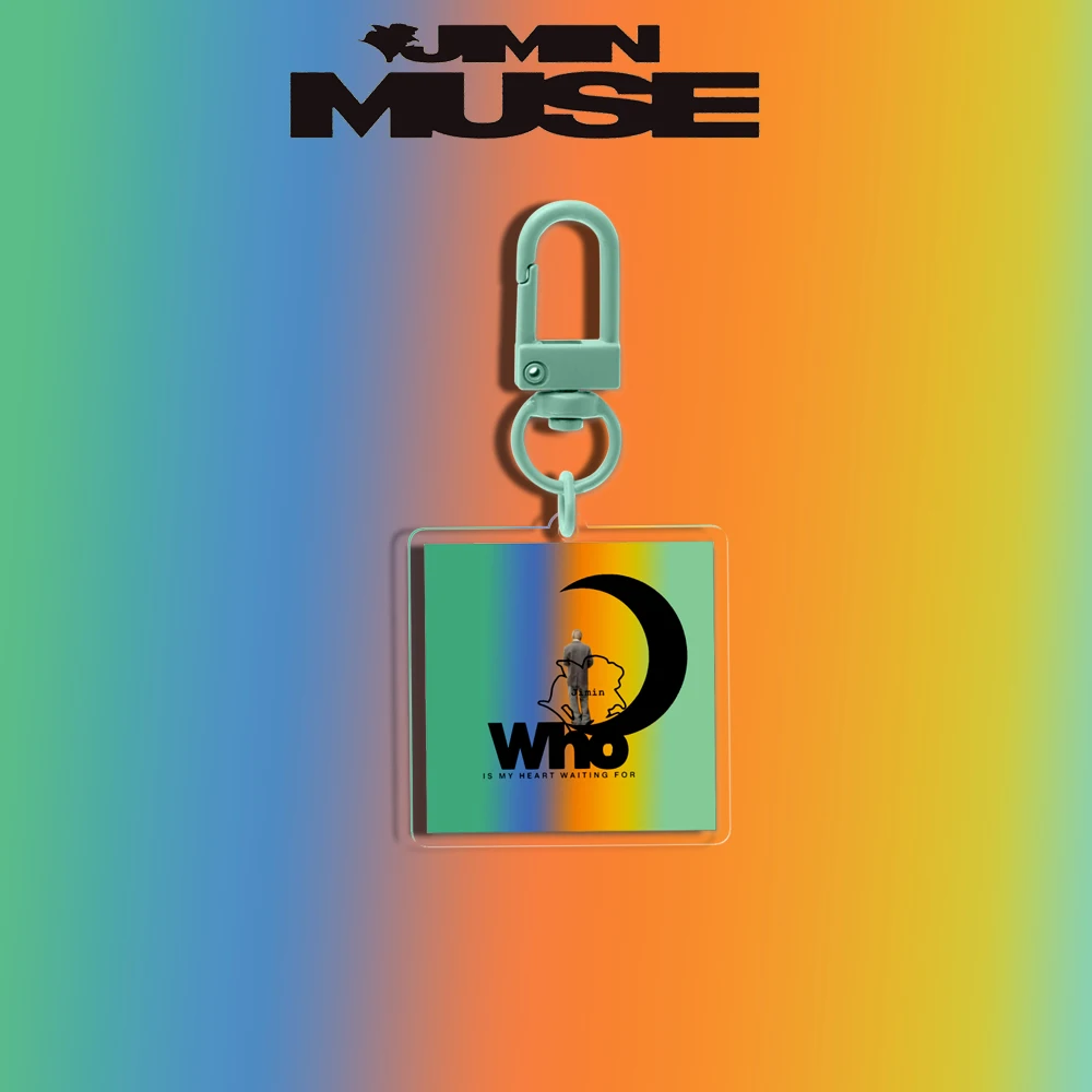 NEW Acrylic Kpop Keychain JUNGKOOK Park JIMIN MUSE Album GOLDEN LAYOVER Agust Dddays FACES TaeHyung Key Ring Accessories Merch