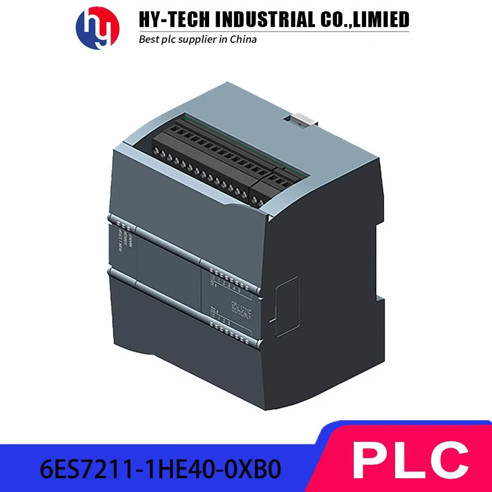 وحدة تحكم PLC 6DI 6ES7211-1HE40-0XB0 مع مخرجات التتابع للأتمتة الصناعية وحدة المعالجة المركزية المدمجة DC/Relay 2AI 0-10V DC 75KB الذاكرة #1