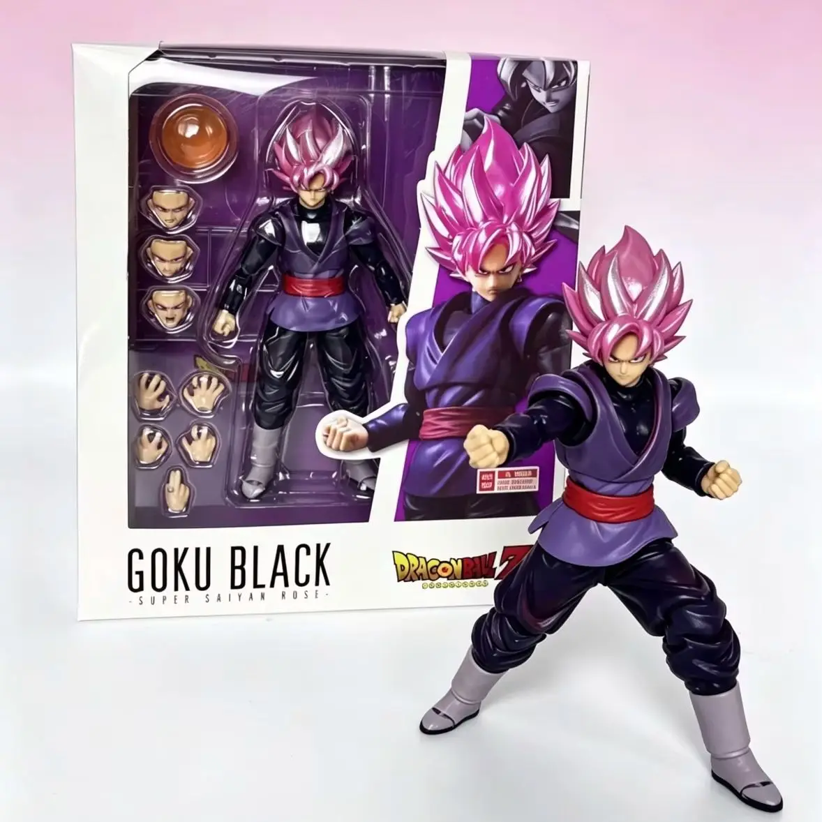 Bandai Dragon Ball Super Sammelfigur - Saiyajin Großes Rosa Haar Zamasu Actionfigur Modell Ideales Geschenk für Fans