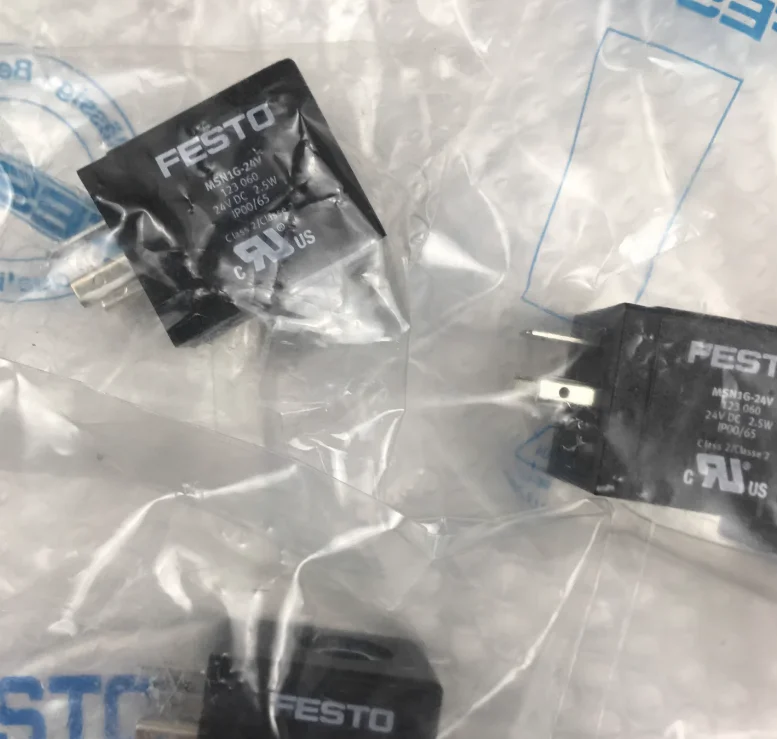 

2PCS New FESTO electromagnetic coil 123060-MSN1G-24DC-OD 123061-MSN1W-110AC-OD 123062-MSN1W-230AC-OD