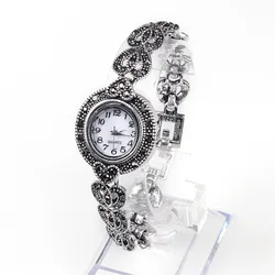 Rhinestone Ladies Elegant Watches Retro Vintage Luxury Bracelet Watch Women Clock Quartz Wristwatch Relogio Feminino Reloj Mujer
