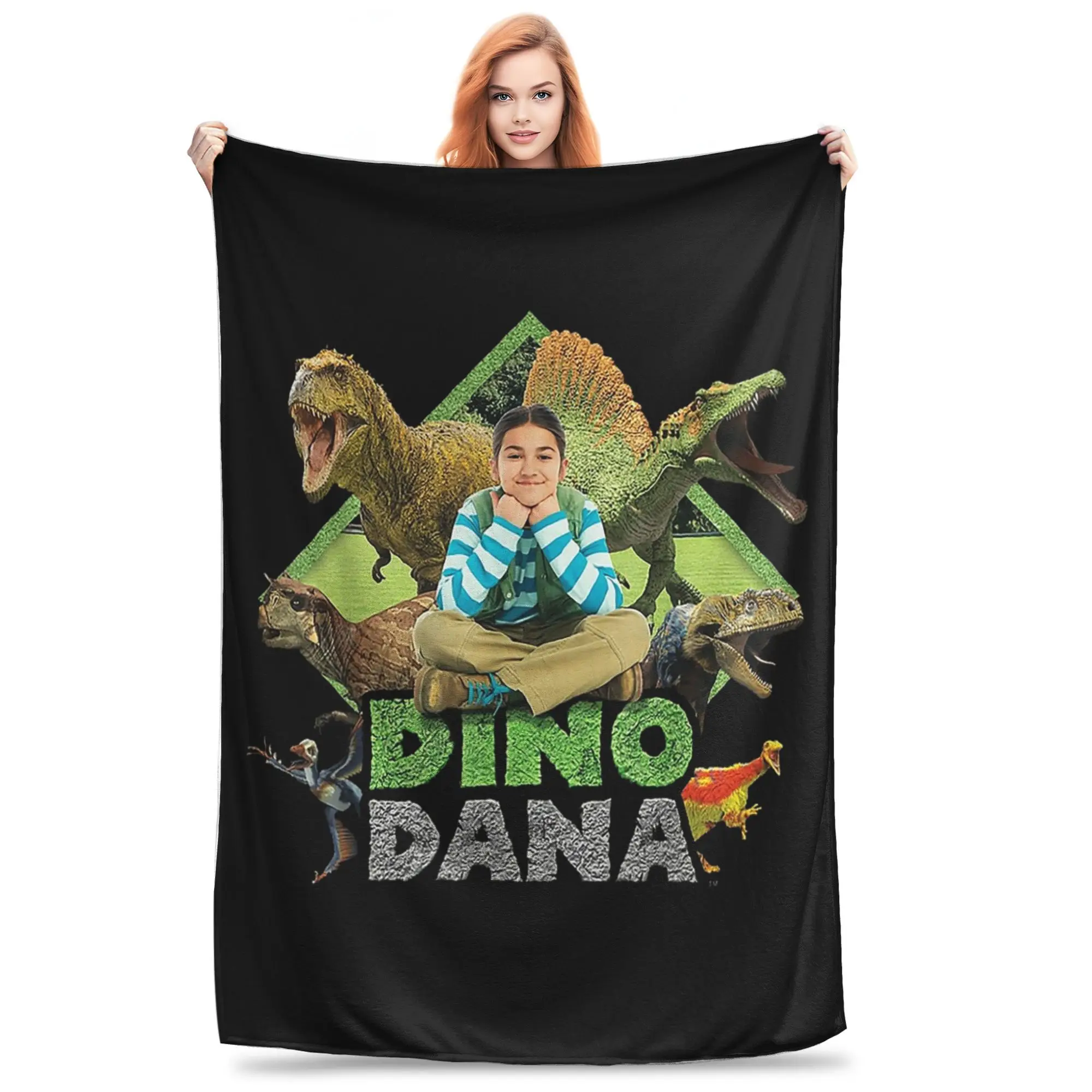 

Dino Dana настоящие одеяла, мягкое теплое фланелевое одеяло, покрывало для кровати, гостиной, пикника, путешествия, домашний диван