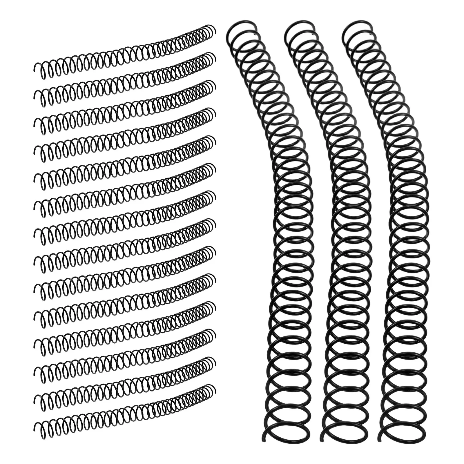 15Pcs Black Spiral Binding Coi - Binding Comb Plastic review and price