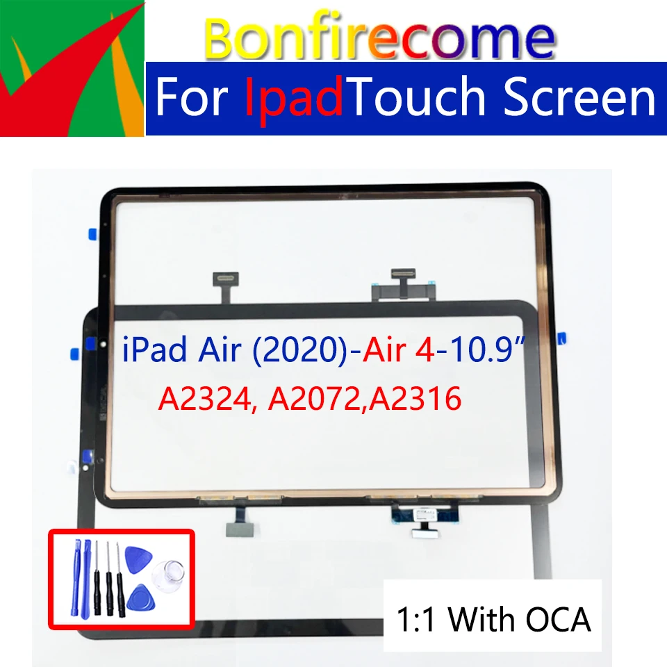 For iPad Air 4 Air4 4th Gen 2020 A2324 A2072 A2316 Touch Screen Digitizer Glass Sensor Repair Parts