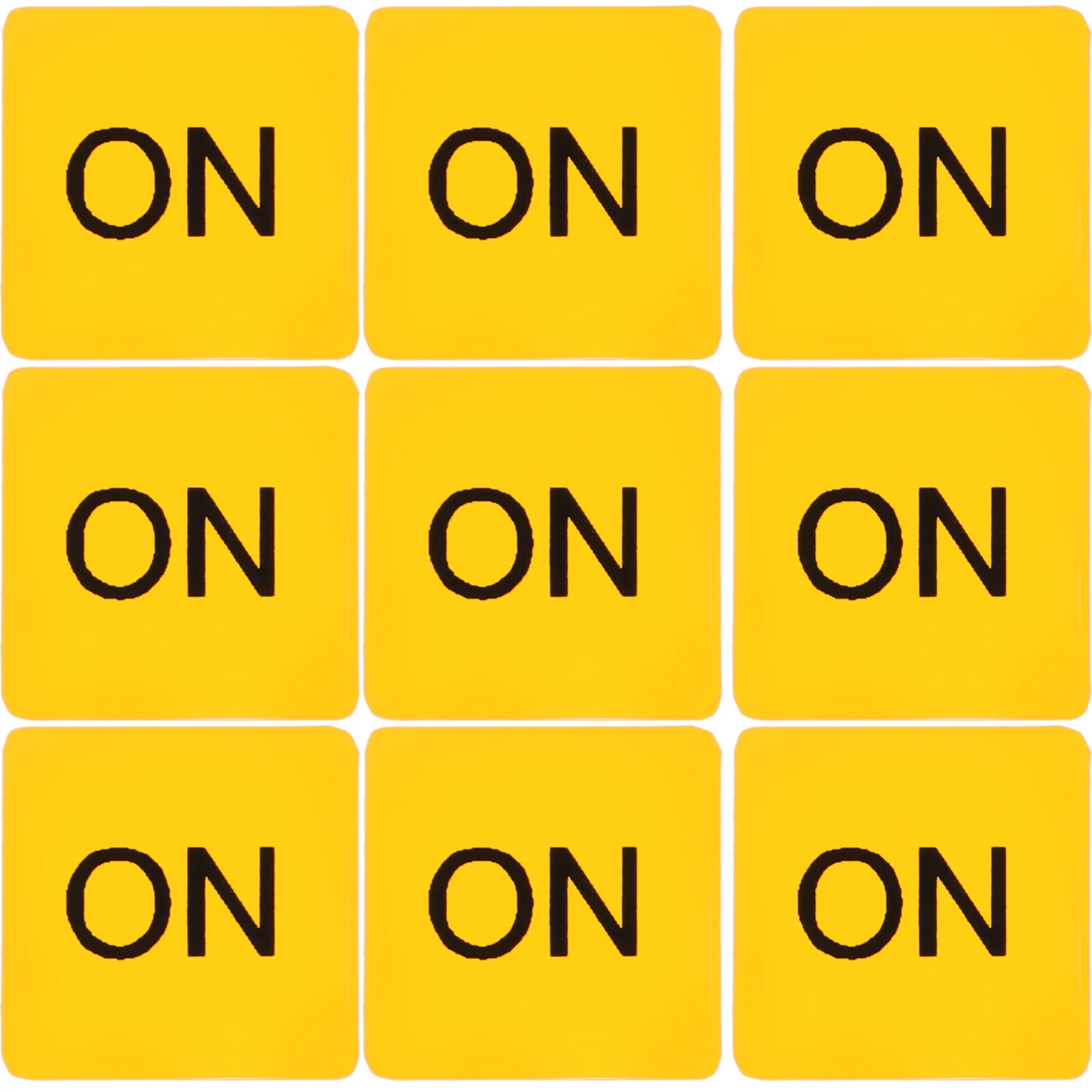 20pcs On/Off Device Stickers Pvc Sticker Adhesive Decal For Bedroom Office Home Factory Wall Stickers Light Decor