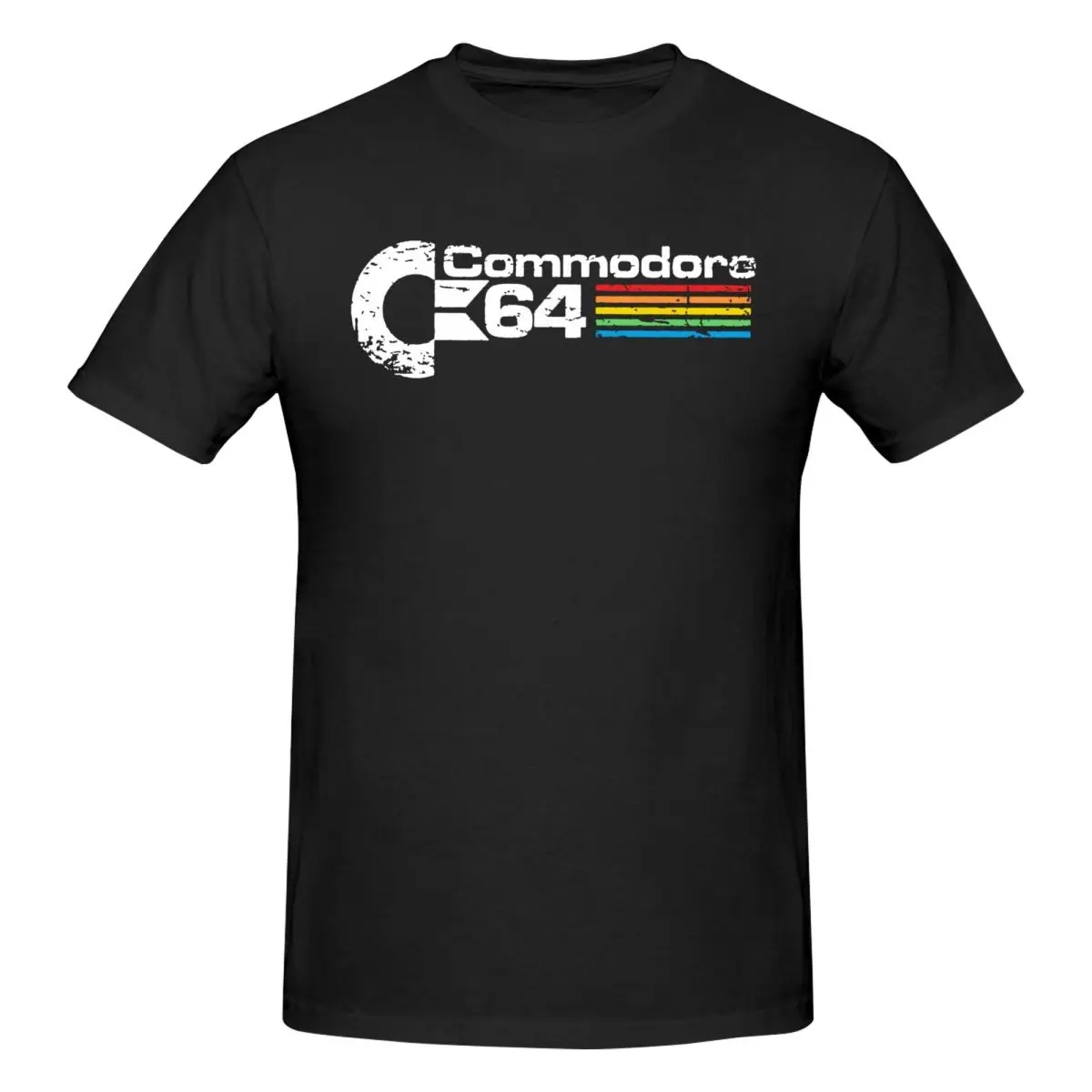 Men Vintage Commodore 64 T Shirt Vintage Oversized Cotton Crewneck Sleeve Custom Shirt Men