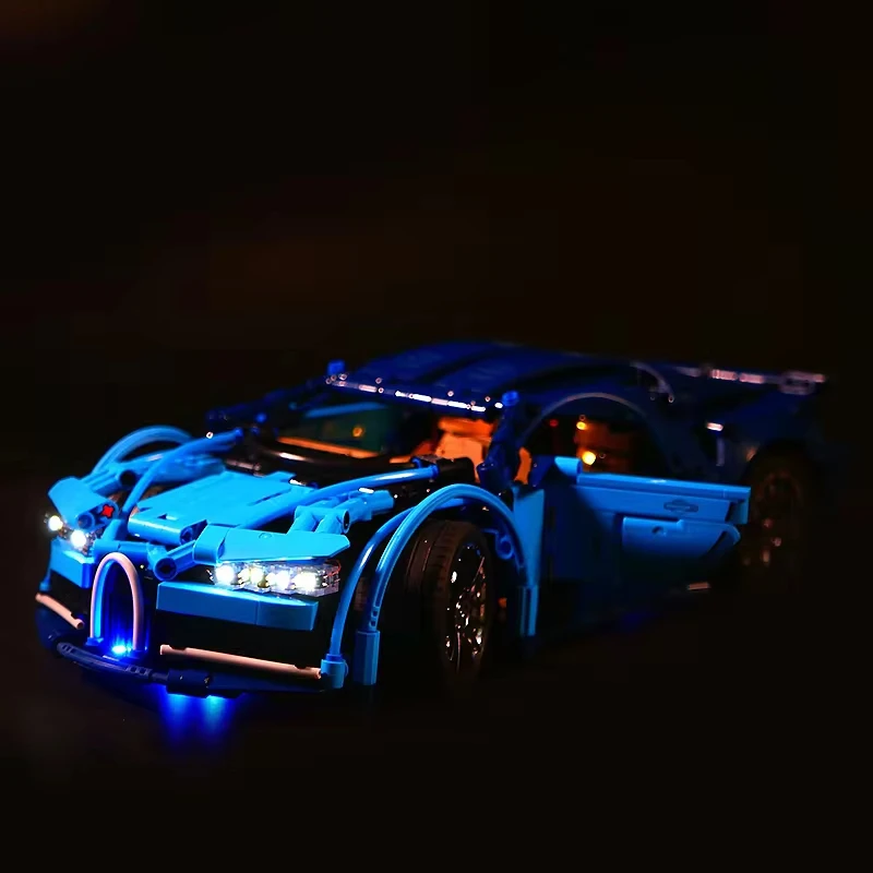 Kit d'éclairage LED pour LEGO 8604 RC, voiture de sport technique, ensemble de nuits de construction, lumière LED uniquement, modèle sans blocs