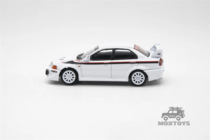 سيارة BM Creations BMC 1:64 Lancer EVO 6.5 -White Tommi Edition White limited1200 Diecast Model Car