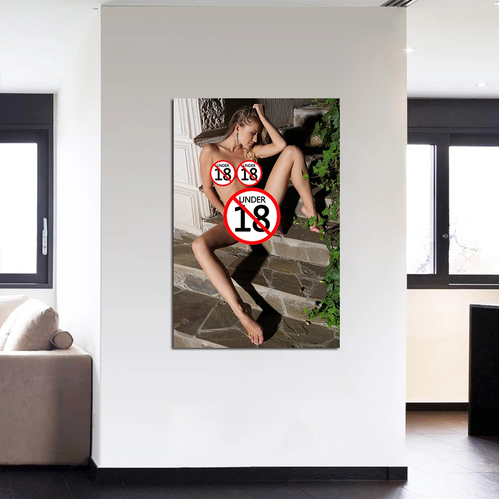 Nude Girl Uncensored Pussy Wall Art Poster Prints Aesthetic Picture Canvas Painting Boy Room Home Decoration