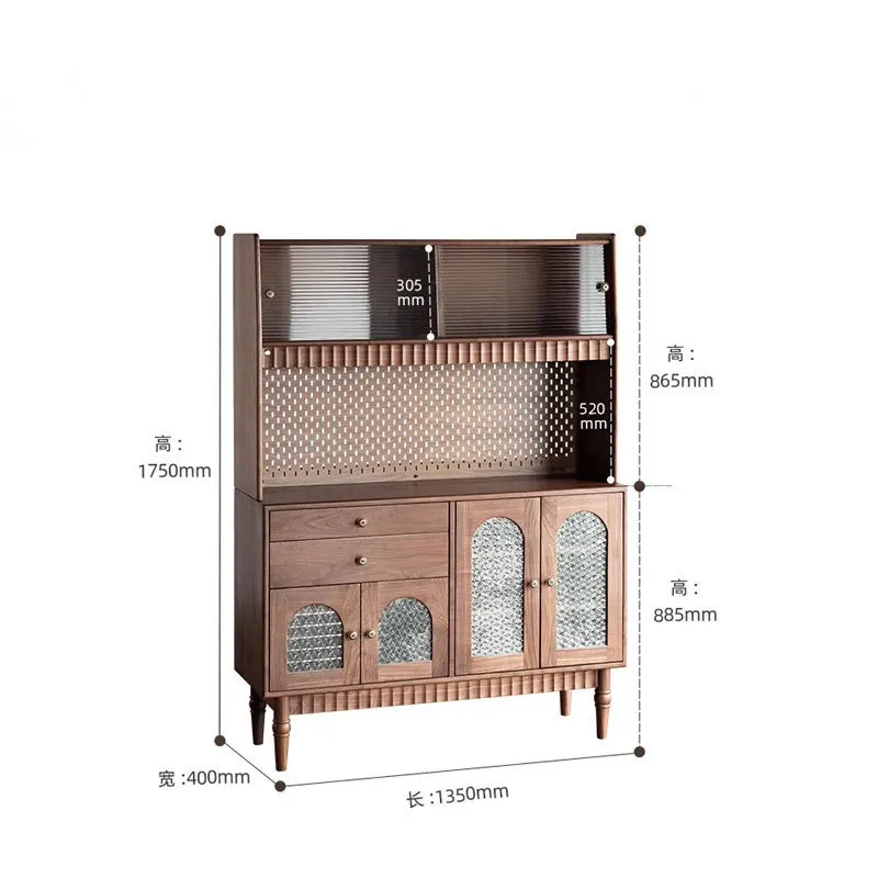 Household wine cabinet integrated wall storage, tea living room bar cabinet