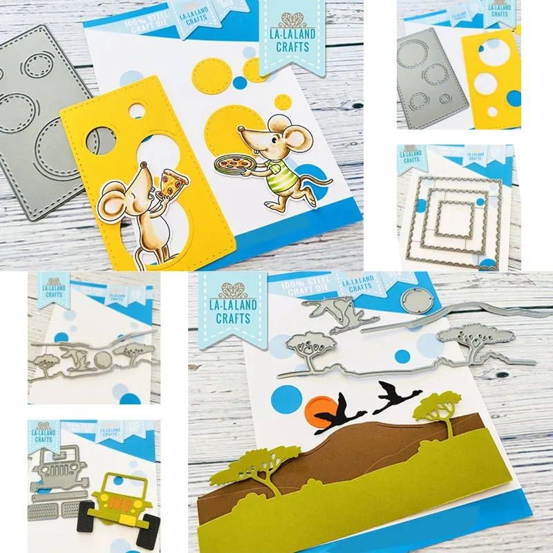 Putting Green Golf Cart Safari Skyline Metal Cutting Dies New Arrival 2026 DIY Molds Scrap Booking Paper Making Die Cuts Crafts