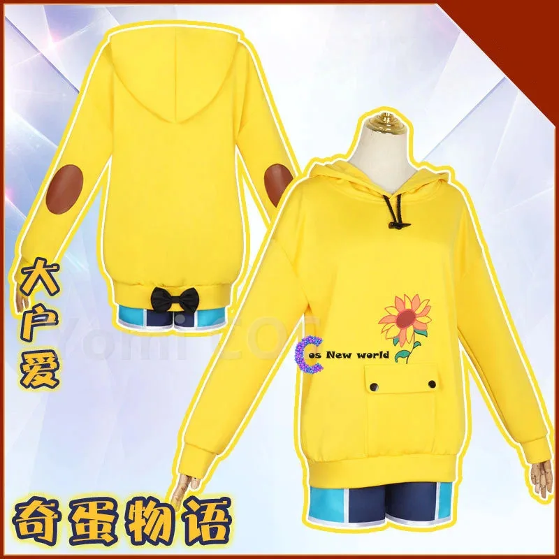 

qq45New Anime WONDER EGG PRIORITY Cosplay Ohto Ai Hoodies Woman Girl Sweatshirt Sport Pullover Costume Clothing Cos wig Hallowee