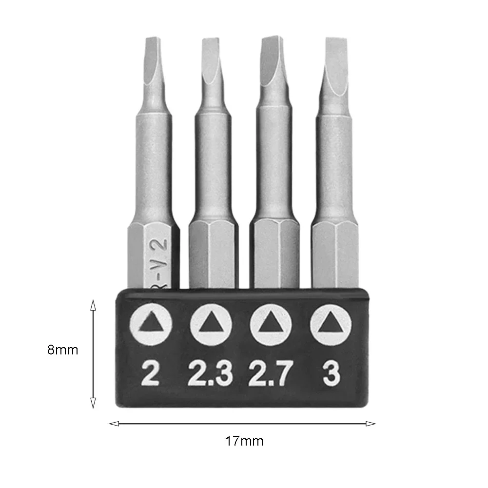 conjunto de chave de fenda especial haste hexagonal em forma de u tipo y triangulo tres pontos ferramenta de bits 50 mm pecas pecas 01