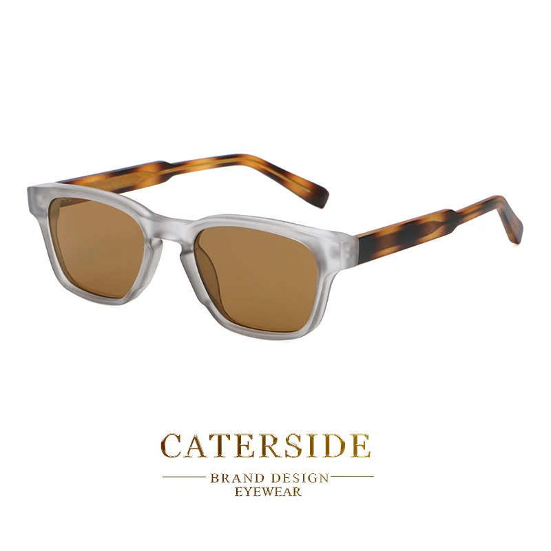 CATERSIDE Retro Quadratische Sonnenbrille mit kleinem Rahmen für Herren, Punk-Marken-Designer-Sonnenbrille für Damen, Outdoor-Reise-Party-Brillen, bestes Geschenk – Detail 10