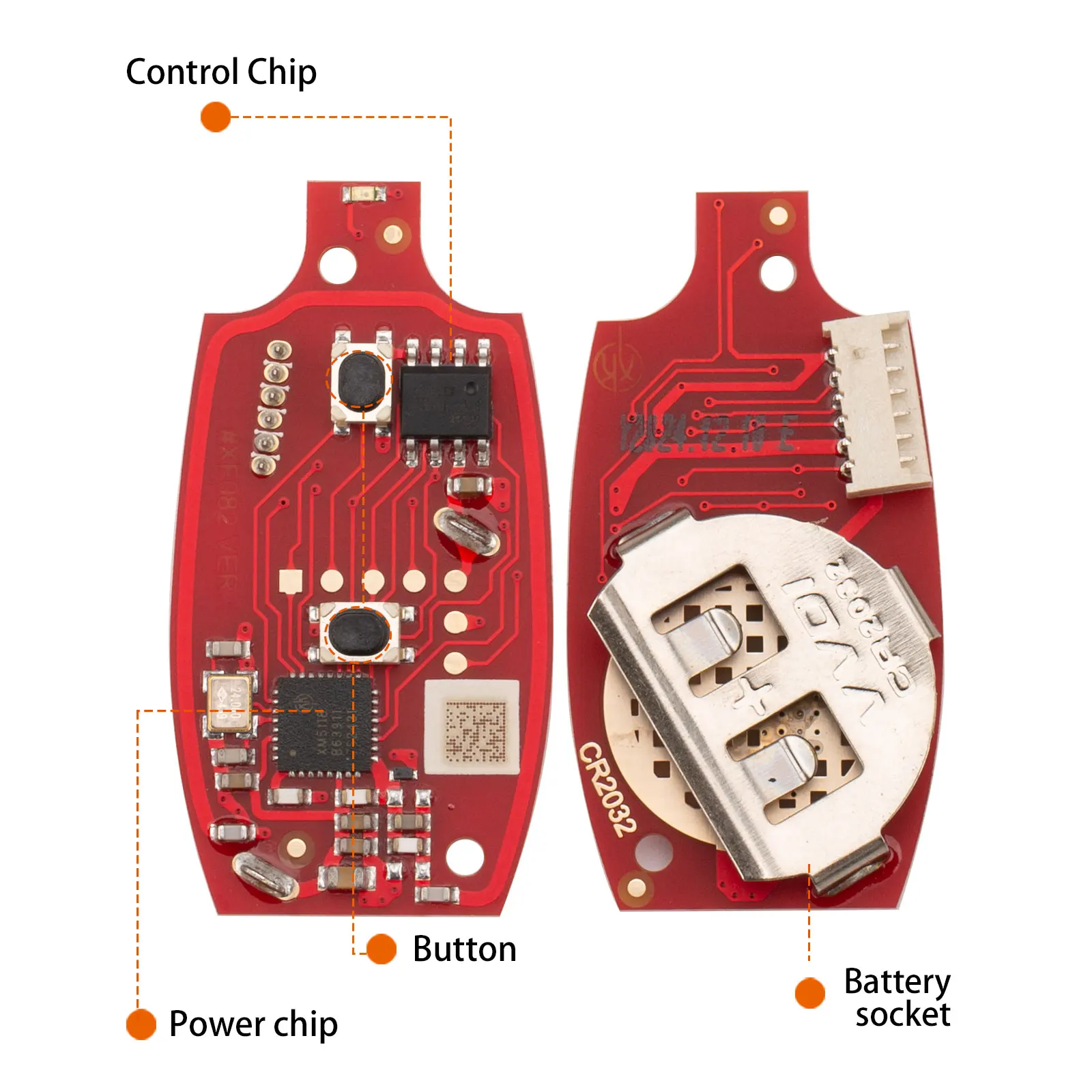 Xhorse XKGD22EN control remoto de garaje de segunda generación 5 unids/lote compatible con programación inalámbrica