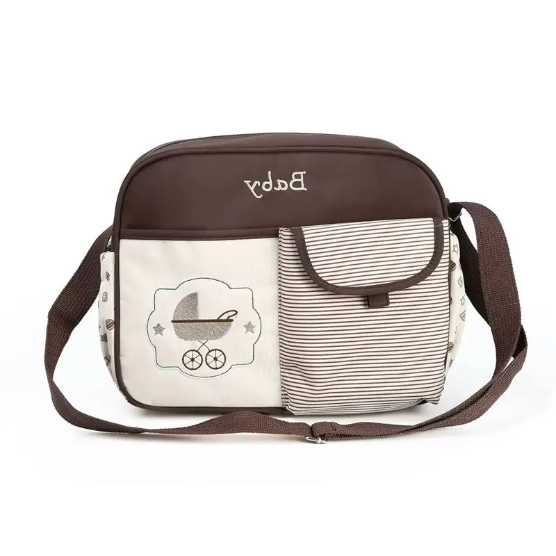 

Shoulder Bag with Ample Storage for Diapers, Toys, and Essentials Multifunctional, Portable Large Capacity Fashion Mommy Bag