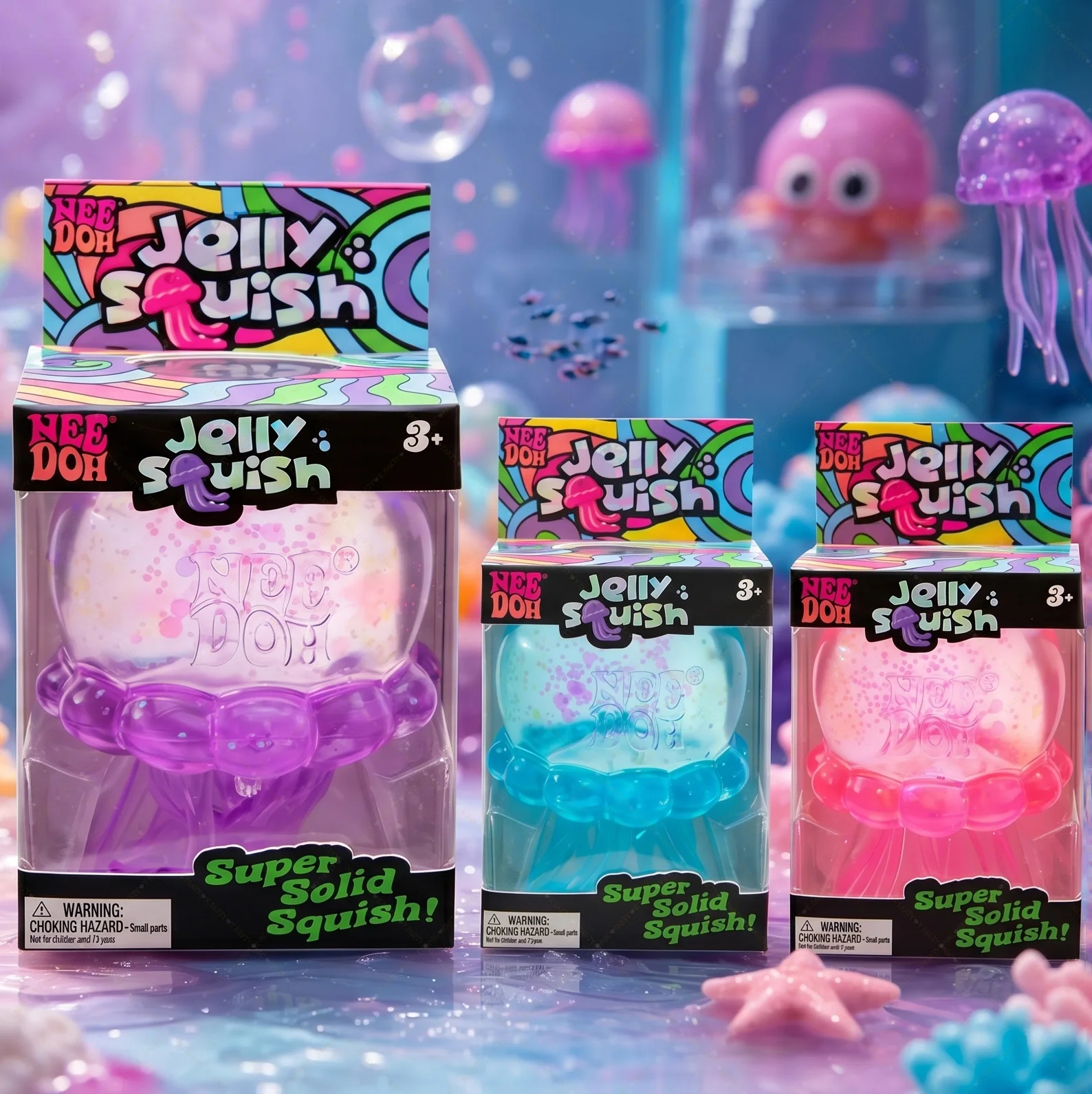 Squishies Quallen-Quetschspielzeug, sensorisches Wasser-Quetschspielzeug, weiche, farbenfrohe Anti-Stress-Quetschbälle, Blindbox – Detail 5