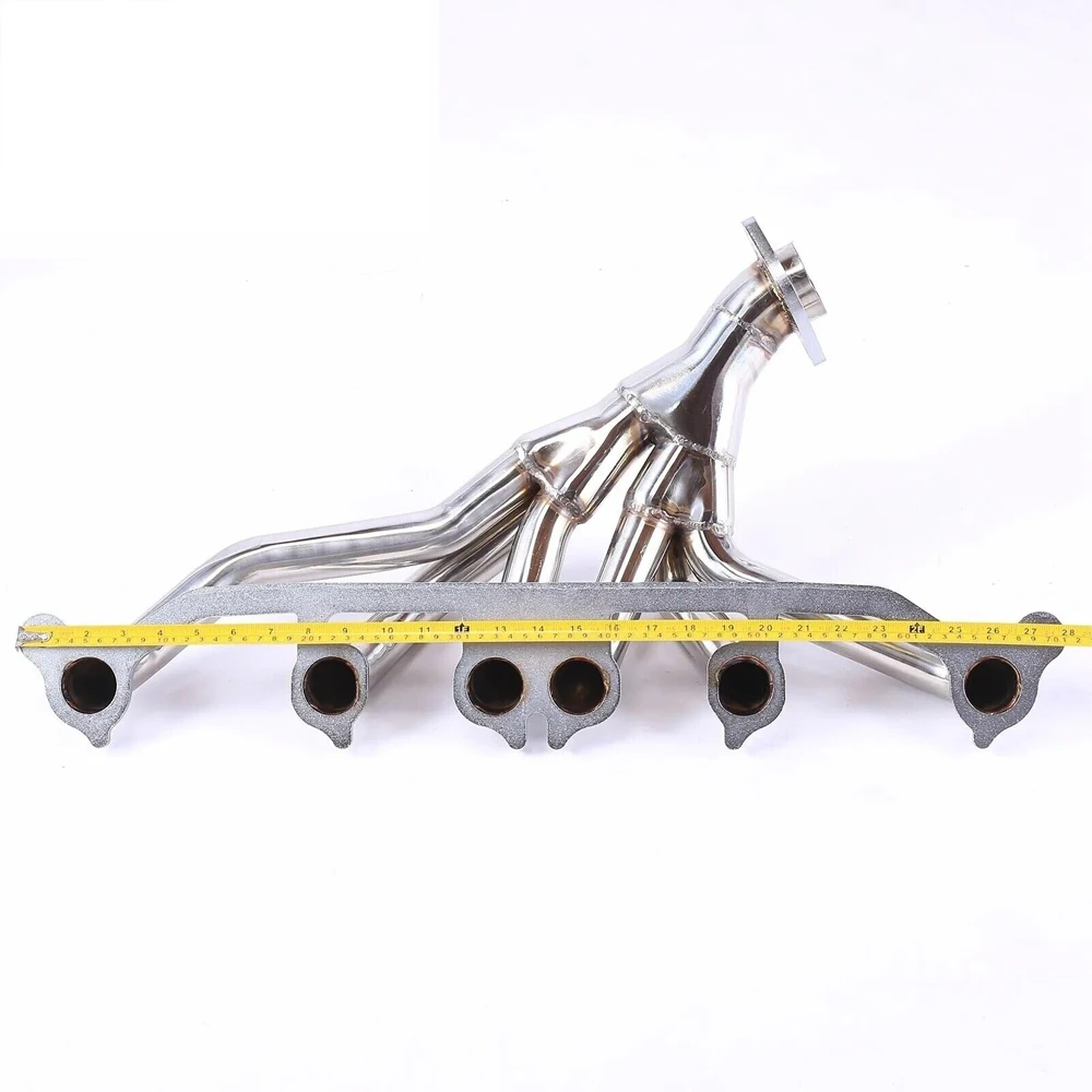 supply new Stainless Manifold Header for 1991-1999 Jeep Wrangler Cherokee 4.0L L6 TJ YJ