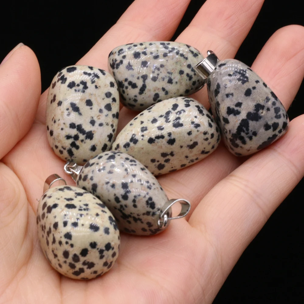 Natural Semi-precious Stone Pendant Irregular Cherry Blossom Agate for DIY Jewelry Making Necklace Size15x20-18x25