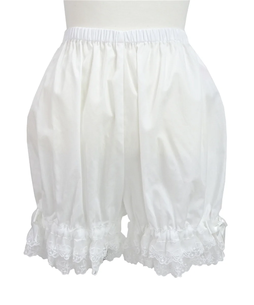 Tailored Cotton bow lantern shorts