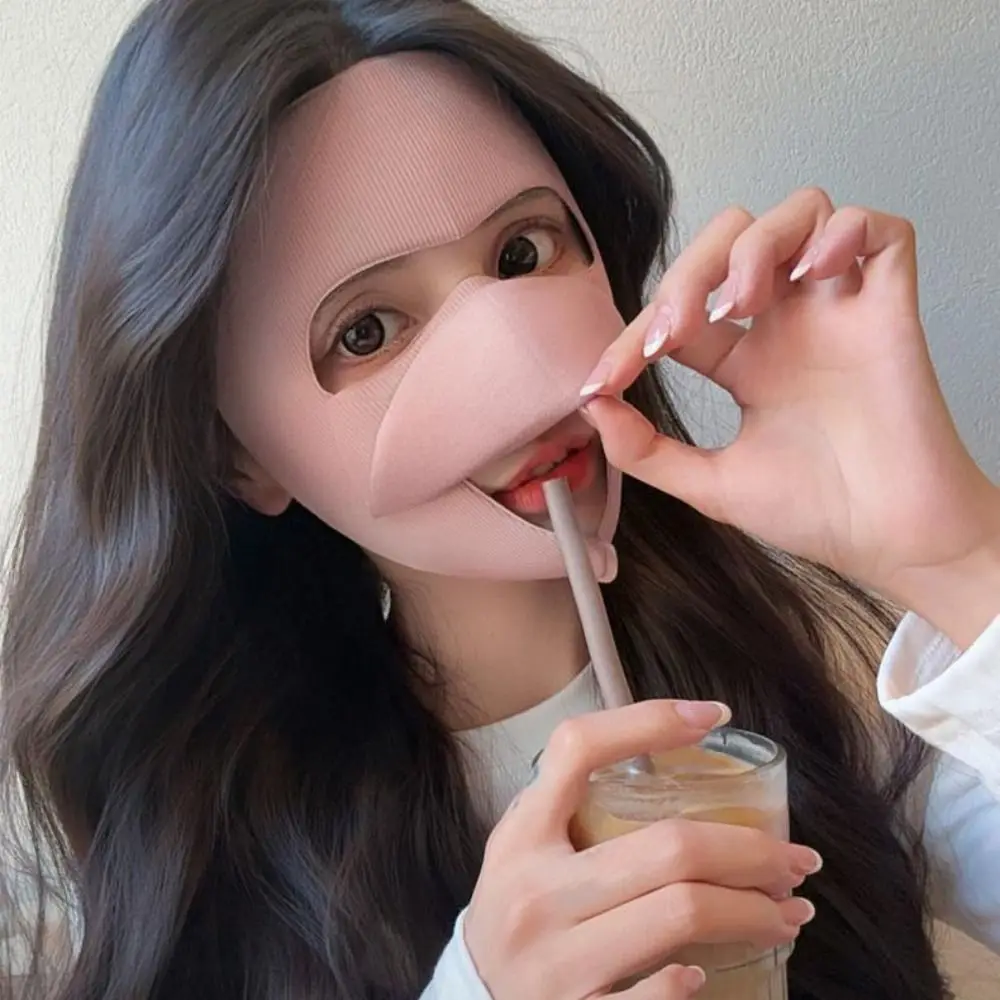 قناع شتوي دافئ مقاوم للرياح، مقاوم للغبار، حماية من الشمس، قناع وجه واقي من الشمس، نوع مقصورة دافئة، درع وجه لركوب الدراجات النارية