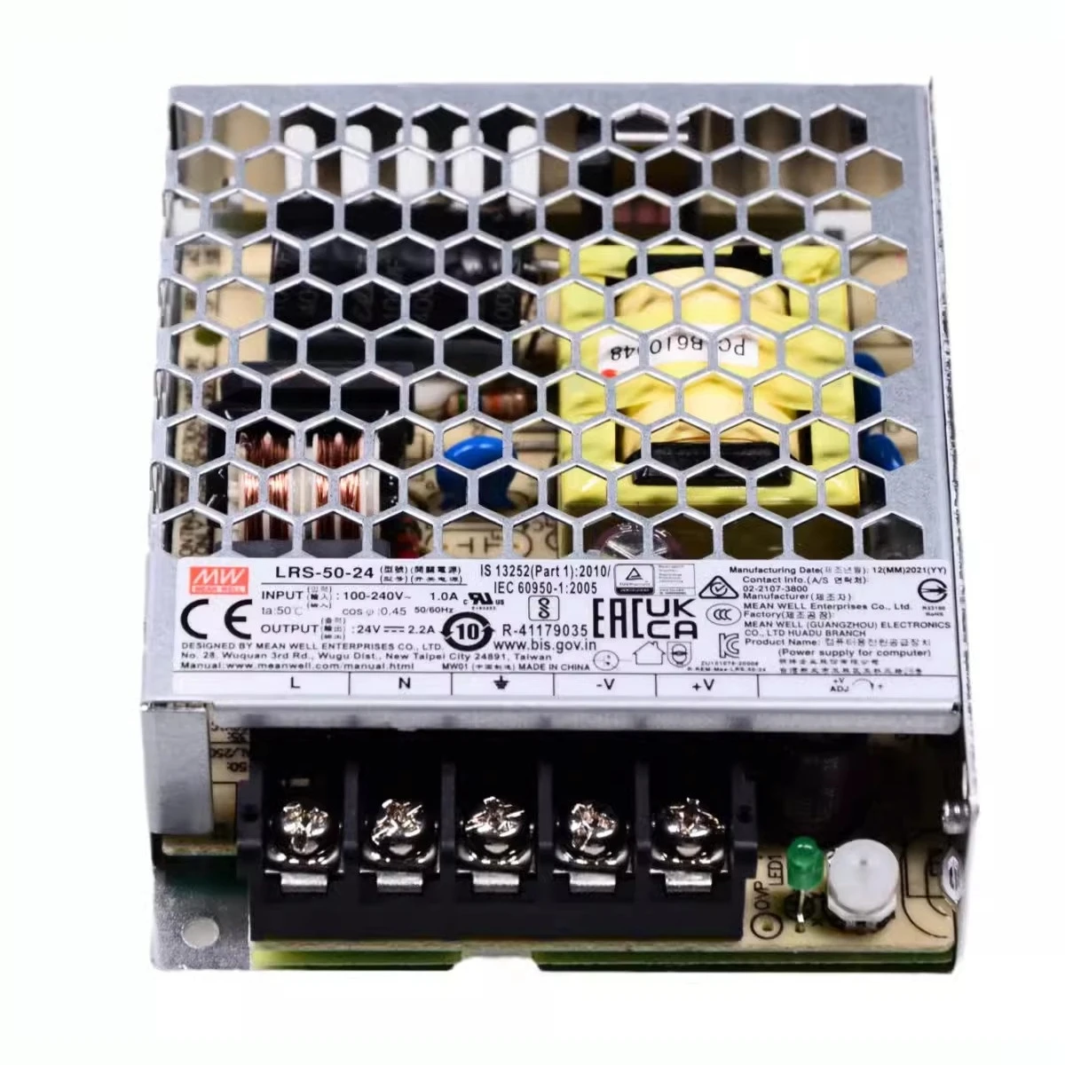 MEAN WELL 100%-NEW LRS-50-24 LRS-50-12 LRS-50-5 LRS-50-15 LRS-50-36 LRS-50-48 LRS-50-3.3 50W Single Output Switch Power Supply