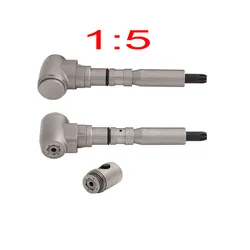 Contra Angle Head for Dental 1:5 Increasing Optic Fibre Low Speed Handpiece Fit NSK Ti Max X95L Contra Angle Red Ring