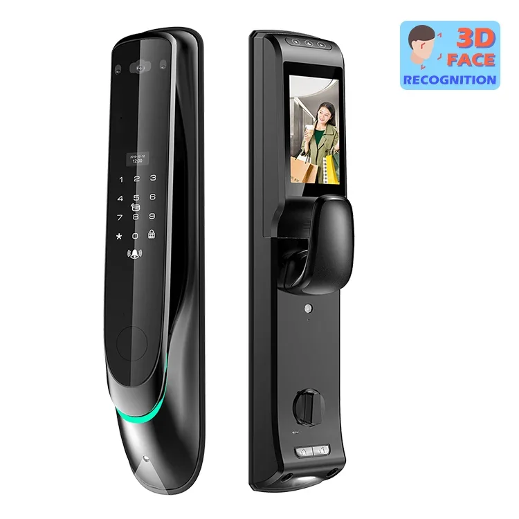 3D Face Recognition Automatic Lock Security Digital Smart Door Lock With Password Fingerprint Keyless Door Locks