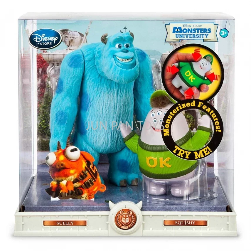 Disney Pixar Store Monsters University Sulley Squishy Action Figures Classic Cartoon Anime Model Boy Childrens Toy Birthday Gift