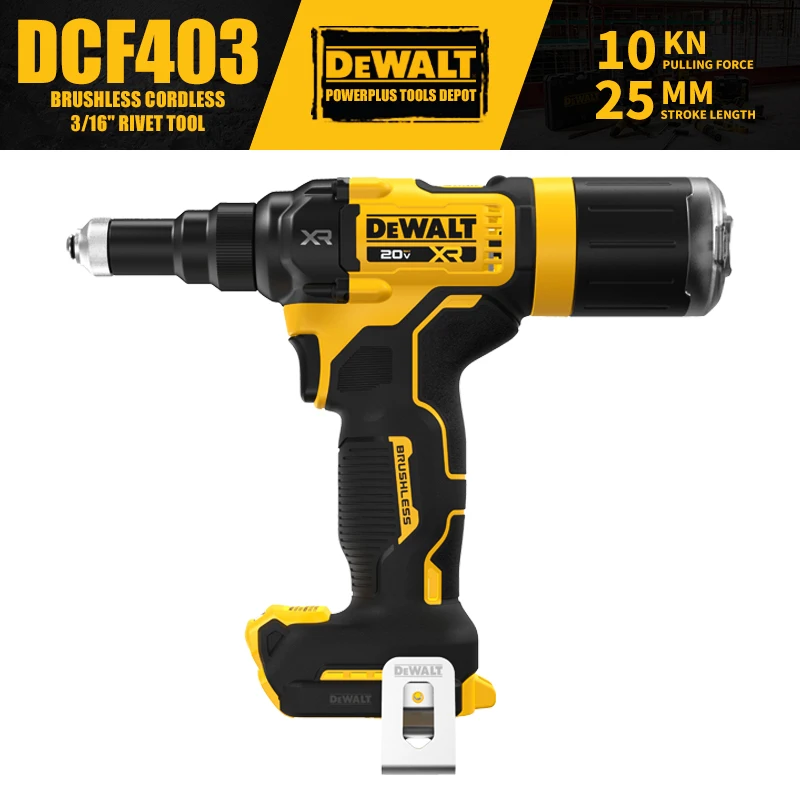 DEWALT DCF403 Brushless Cordless 3/16" 4.8MM Rivet Tool 20V Power Tools 10KN