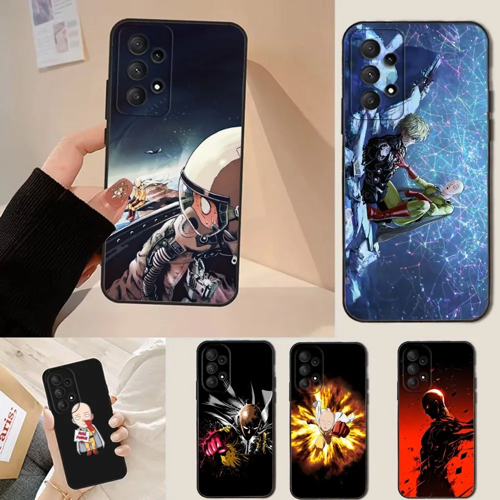 

Anime S-Saitamas Phone Case For Samsung Galaxy A13,A21s,A22,A31,A32,A52,A53,A71,A80,Soft Black Shell