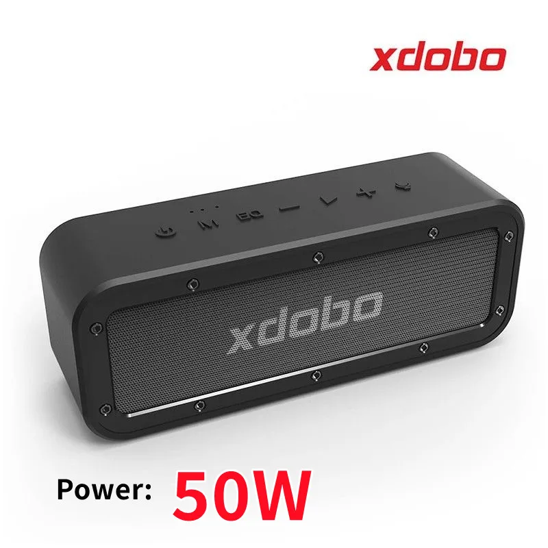 

XDOBO Wake 1983 50W Bluetooth-compatible Speaker Subwoofer Super Bass IPX7 Waterproof BT5.0 Type-C Portable TWS Wireless Column